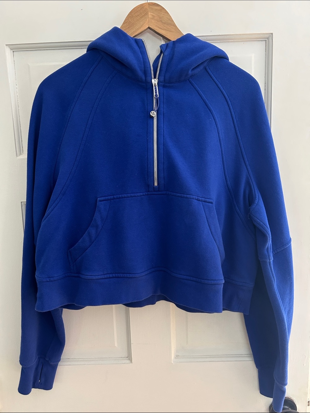 lululemon athletica Scuba oversized Half-Zip Hoodie - Royal Blue